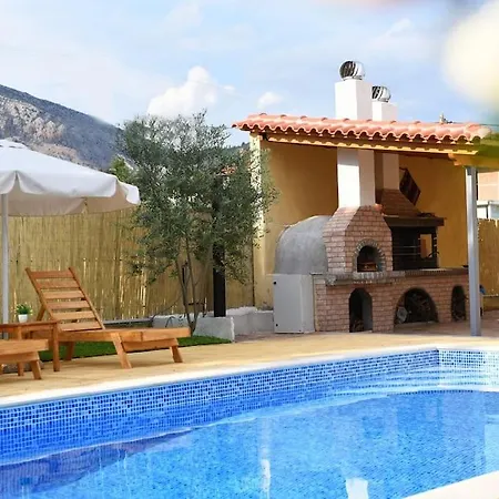 Family Cosy Vila, Swimming Pool, Close To Nauplio * Monastiraki (Argolis)